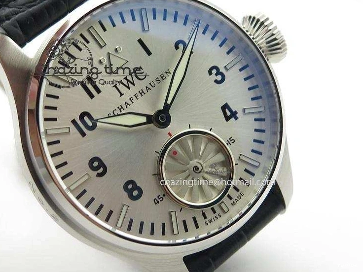 MIROTIME 0511 Big Pilot “Markus Buhler” IW5003 Turbine V6F Best Edition Silver Dial On Leather Strap A Reliable 7315